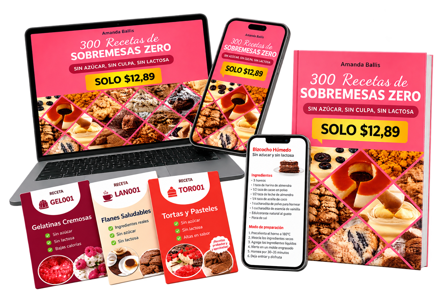 300 Recetas de Postres Zero
